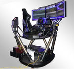 La simulation de parc monte Vr emballant le simulateur, voiture Motionvr conduisant le simulateur