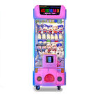 Machine colorée de grue d'arcade du jouet 3 fous, ours de nounours de griffe de grue bourrant la machine