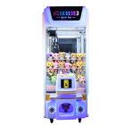 Machine colorée de grue d'arcade du jouet 3 fous, ours de nounours de griffe de grue bourrant la machine