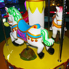 Joyeux à jetons vont carrousel de sièges des tours 3 de Kiddie de rond mini pour le jardin d'enfants