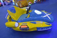 Tour électrique de vaisseau spatial de machine d'arcade d'enfants de parc à thème sur la voiture de navire de guerre de l'espace