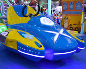 Tour électrique de vaisseau spatial de machine d'arcade d'enfants de parc à thème sur la voiture de navire de guerre de l'espace