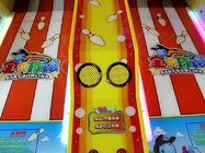 Machine visuelle de jeu de boule de tir de petit bowling heureux commercial pour le parc d'attractions