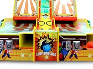 Machine visuelle de jeu de boule de tir de petit bowling heureux commercial pour le parc d'attractions