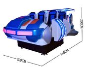 La famille fraîche 6 pose le parc à thème Flight Simulator de machine de jeu du vaisseau spatial 9D VR pour des adultes