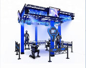 Couleur noire/bleue de grande du parc à thème VR de l'espace du marcheur 9D plate-forme de réalité virtuelle
