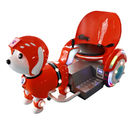 Machine à trois roues d'arcade d'enfants, pousse-pousse animal de chiot de tour de forme pour le parc d'attractions