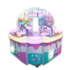 Machine d'agrippeur de jouet de Cabinet d'arcade de sucrerie de grippage de poussée de pièce de monnaie avec la musique pop fraîche