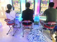 L'arcade de rachat de 3 joueurs usine la machine de jeu vidéo heureuse de distributeur de loterie de billet de pièce de monnaie de fruits de difficulté réglable