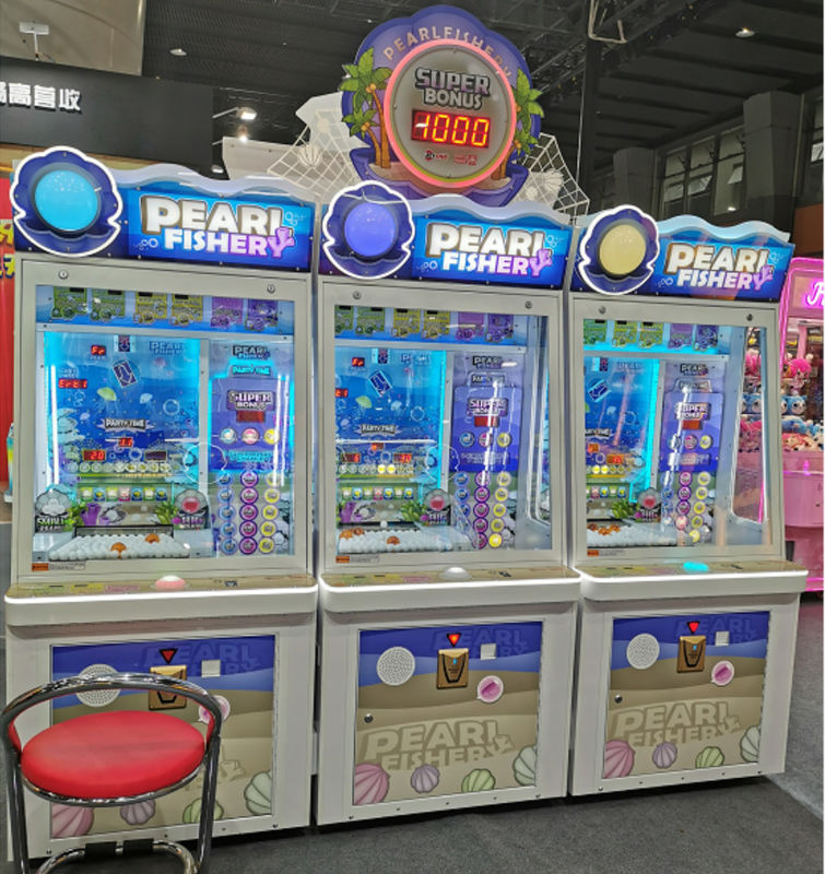 Machine heureuse de jeu de billet de loterie de fournisseur de boule de Fisher de perle de rachat pour la pièce d'amusement