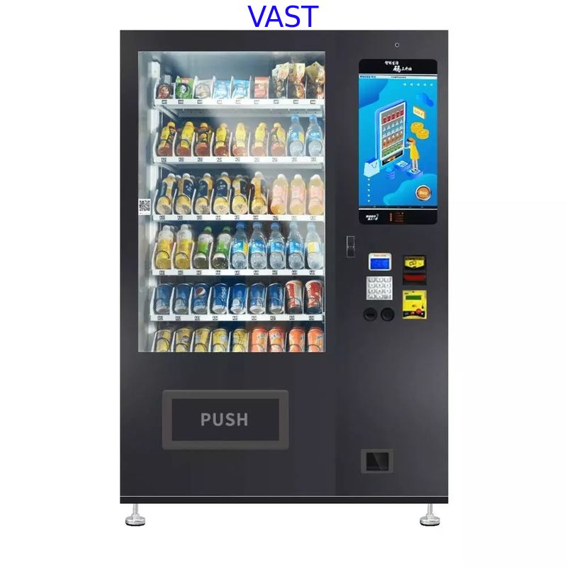 La couleur noire boit le distributeur automatique combiné installation de champ de 337~662 capacités