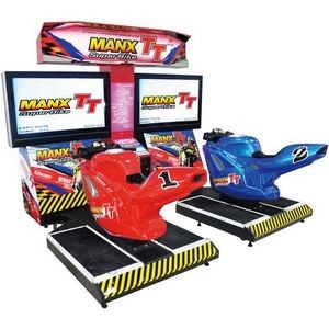Vélo d'intérieur d'équipement de jeu emballant la version anglaise ou chinoise de machine d'arcade