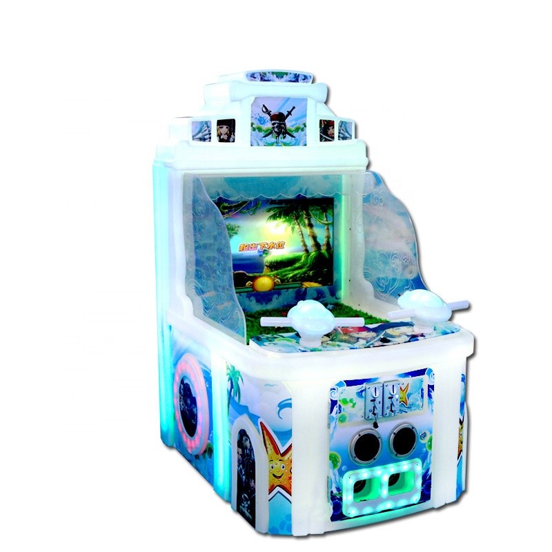 Mini machine d'arcade de tir d'arme à feu de jet d'eau de 2 joueurs/machine rachat de billet
