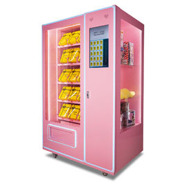 Distributeur automatique automatique de boisson non alcoolisée, 24 heures de distributeur automatique commercial doux rose