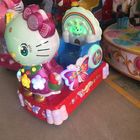 L'amusement de machines/enfants de tour de Kiddie de forme de chat de Hello Kitty monte